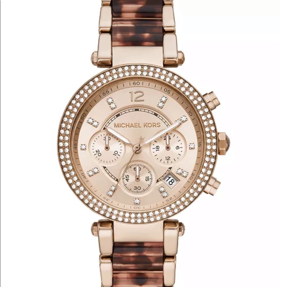 NEW AUTHENTIC MICHAEL KORS GOLD WATCH